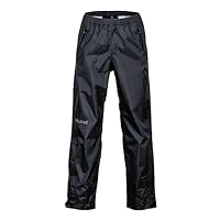 Marmot PreCip Kids' Waterproof Rain/Hiking Pant, Black, Medium