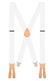 Buyless Fashion Button End Logger Work Suspenders for Men - 48