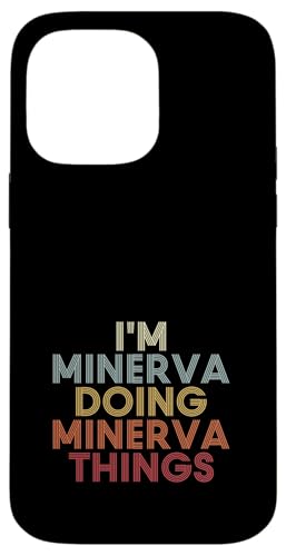 Minerva Name Minerva Personalized Name First Given �X�}�z�P�[�X iPhone 14 Pro Max �p