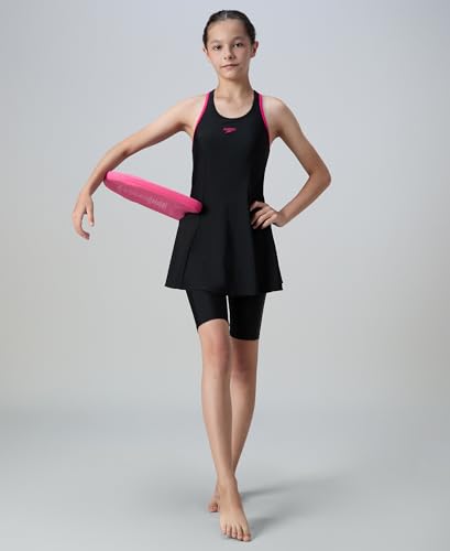 Image of Speedo Girl's Endurance 10 Racerback Swimdress with Boyleg