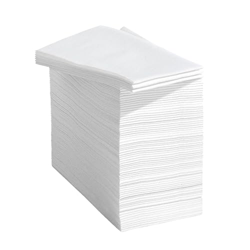 Pack 100 Unidades ToallaS Desechables Peluqueria. Toalla Peluqueria Spunlace 40x80 cm Color Blanco. Toallas Para Secar el Pelo.Toallas Estetica 45 grs.