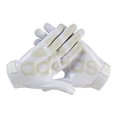 Adidas Adifast 3.0 Adult Football Receiver Glove, White/White, X-Large #TOP1