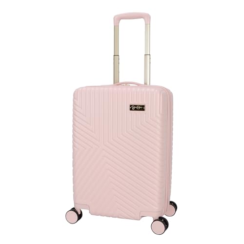 Jessica Simpson Abilene 20' Expandable 8-Wheel Spinner Carry On Luggage Suitcase, Peachy Keen