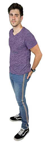 Skylinewears Mens Slim Fit Stretch Jeans Comfy Fashionable Super Flex Denim Skinny Pants2