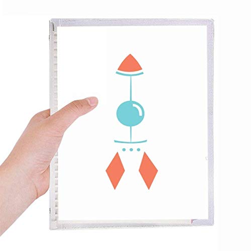 Carnet à spirales rechargeable universe rocket, idée cadeau enfant