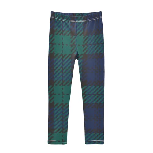 Navy Black Green Twill Weave Buffalo Plaid Tartan Check Scotland Girls Shorts Cotton Cartwheel Shorts Streetwear Under Dress