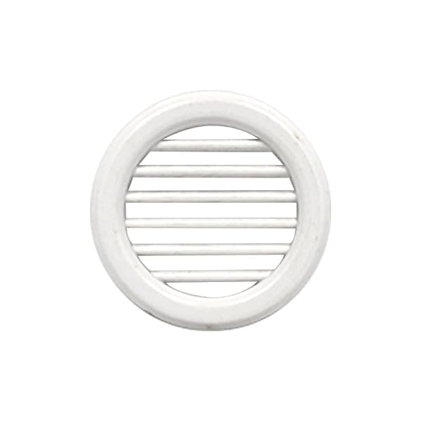 First Plast ? Griglia di ventilazione in PVC ? Griglia di ventilazione rotonda da incasso in plastica, diametro esterno 40 mm, tubo 32 mm