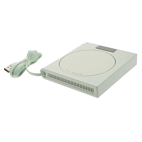 GRIRIW -Cup Warmer Electric Heat Plate 3-Setting Temperature Warmer for Tea Milk Compact for Travel