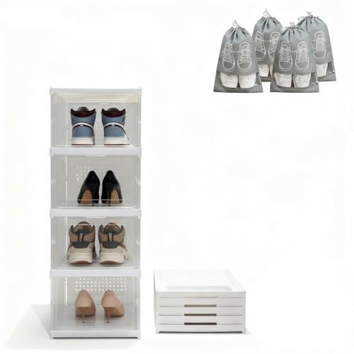 YLOVI Organizador Zapatos Plegable 4 Alturas