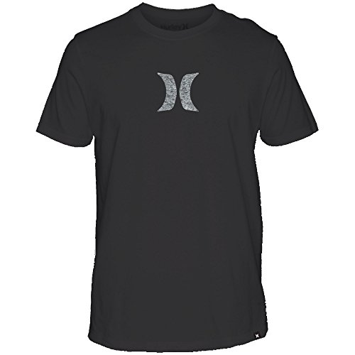 Hurley - Men's Icon Push Through T-Shirt, Size: Large, Color: Black