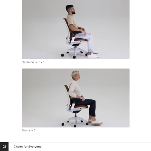 Steelcase Series 2 Ergonomic Office Chair with Wheels - Adjustable Back Support and Armrests for Carpet - Graphite