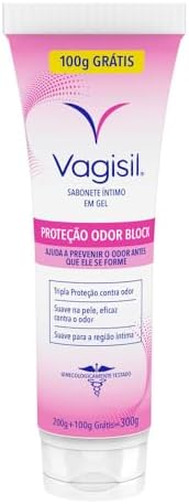 Vagisil Sabonete Líquido Íntimo Feminino em Gel, Odor Block, Trip...