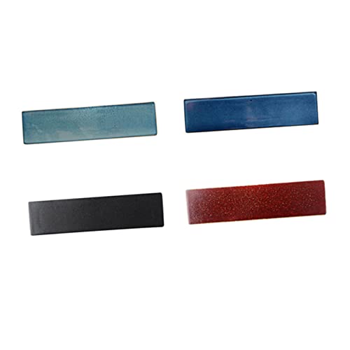 Plato rectangular de cerámica azul para sushi y sashimi miniatura 5