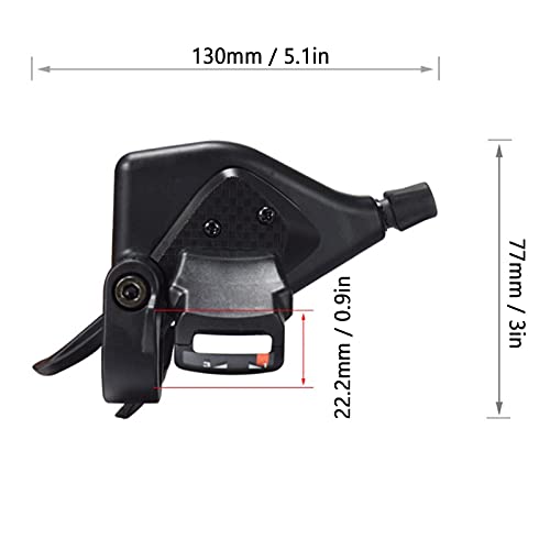 Fietshendels Shifter, Derailleurs Schijfrem Aluminiumlegering + Kunststof 3X10 30speed Links en Rechts Handgrepen voor… - Image 7