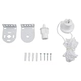 ZYNCUE Reparaturset für Rollos, 28 mm32, für mm-Rohre, Sidetopface-Halterungen, Sicherheitsvorrichtung, weiß, für Kunststoff, 300 cm Kette, Rollos, DIY