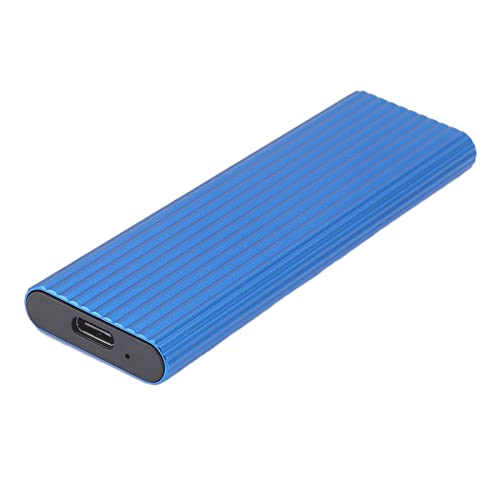Caja externa M.2 SSD Adaptador USB C 3.1 de aluminio azul miniatura 5