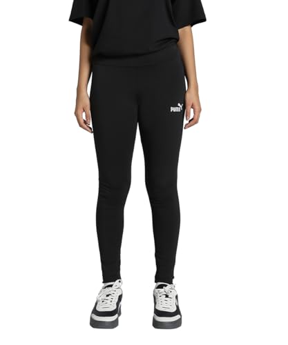 PUMA Womens Essentials Small No. 1 Logo Leggings Black Size XXL