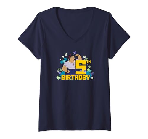 T-shirt Luisa Disney Encanto 5 ans pour fille avec col en V flexible