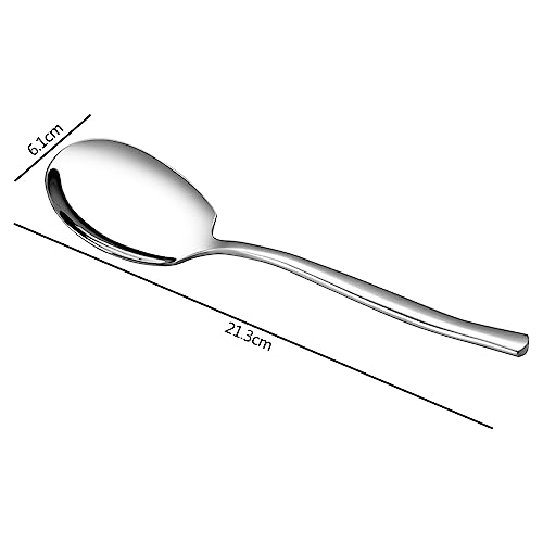 6 Pieces Stainless Steel Serving Spoon, Large Buffet Serving Spoons - Image 5