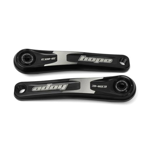 HOPE eBike Crankset - 155mm, ISIS, Standard Offset, Black