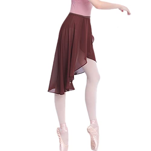 YM YOUMU Gonna da danza pura chiffon da donna con