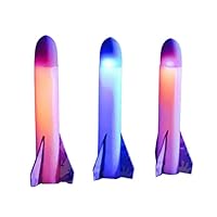 Ruilonghai Boy Toy for 4-6 Years Old Kid, Stomps Toy LED Light Flashing Rockets Toys Boys Toy Age 3-9 Girl for 3-12 Years Old Girl Kid Toy Age 3-5 Sensory Toy Rocket for Kid Easter Egg Easter for Kid