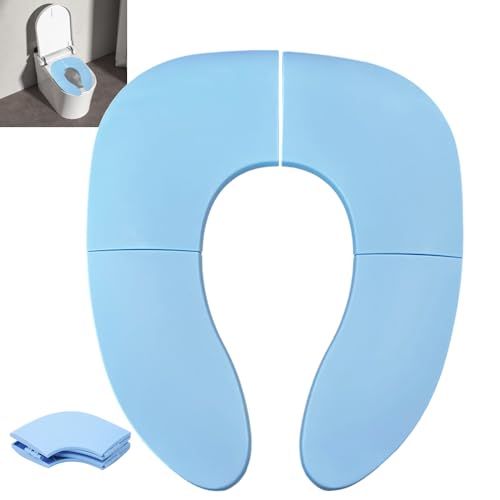Ram Kids Childrens Folding Potty Training Toilet Seat Travel Toilet Seat with Suction Cups