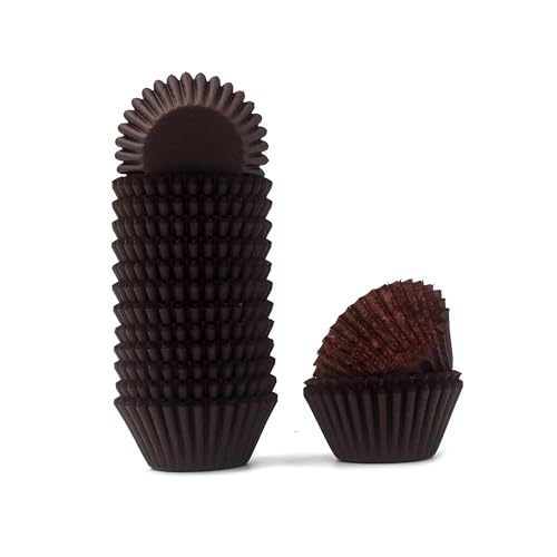 Bakexcel 320 caissettes mini cupcakes papier café