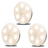 【Mehrfachanwendung】Diese drahtlosen Led nachtlicht mit bewegungsmelder eignen sich für Schränke, Treppen, Schränke, Küchen, Zimmer, Badezimmer, Korridore, Schränke, Kopfteile usw.