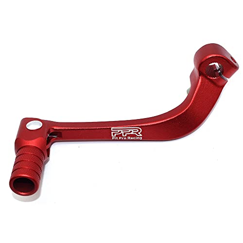 Image of Gear Shift Lever, Alloy Aluminium Fit for Motorcycle BSE CRF 110 TTR 125 Motorcycle 50cc 110cc 250cc Dirt Pit Bike(Red)
