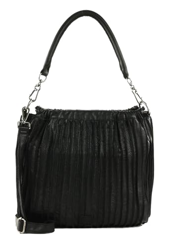 Sac hobo FREDsBRUDER Say Hello Midi cuir noir pour femme