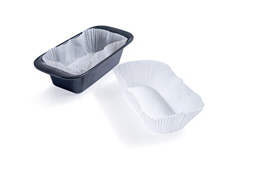 Caterserve 40 Loaf Tin Liners | Fits 2lb Loaf Tins for Baking | Non-Stick Bread Tins | Baking Paper Compatible with Conventional Ovens,Air Fryer, Microwaves, | Ideal for Home Use, Catering