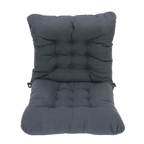 Coussin de chaise en chenille Irfora de qualité supérieure avec dossier intégré