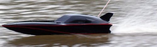 Radio Control RC Black Stealth Speedboat