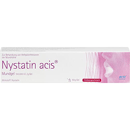 NYSTATIN acis Mundgel 50 g - zur Behandlung von Hefepilzinfektionen in der Mundhöhle
