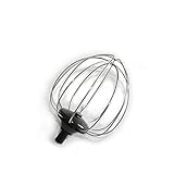WLLOVE 304 Edelstahl-Kunststoff-Stecker-Mixer-Whisk-Fit für KLARSTEIN Küchenroboter Klarstein Al-Saif Teigmischer
