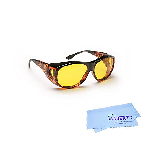 Eschenbach Solar Shield Sunglasses - Polycarbonate Sunglasses for Men and Women-Yellow Filtered UV Protection Sunglasses (Small)2