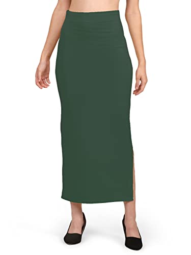 Image of Mehrang Stretchable Saree Shapewear Petticoat for Women, Cotton Blended,Petticoat,Skirts for Women,Shape Wear Dress for Saree