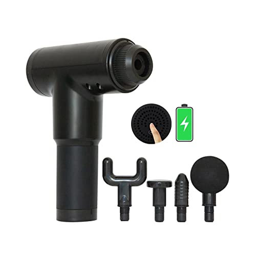 Kablosuz Ultra Yüksek Titreşimli 4 Başlıklı Masaj Tabancası