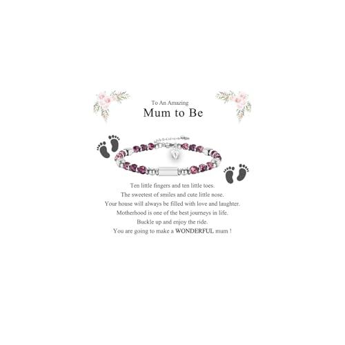 Regalos para futuras mamás: pulsera de pies de bebé para embarazadas