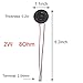 JJHXSM Magnetic Loudspeaker 4PCS 28mm/1.10Inch 8Ohm 2W Round Metal Shell Internal Magnetic Speakers with Wire