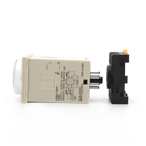 Relais temporisé H3BA-8H DC24V avec embase pour tableau électrique industriel - 5