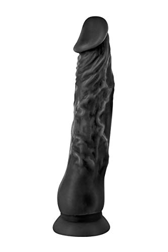 Real Body Gode dong réaliste noir 21, 5cm avec ventouse