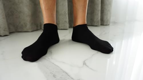Image of RONDO Ankle Socks Unisex Thin Cotton Athletic Socks for Men for Women Running Socks Breathable Dry Fit Low Cut Golf Socks