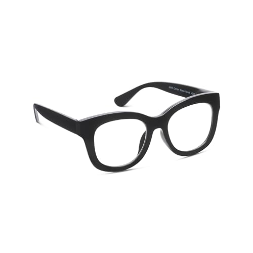 Image of Peepers by PeeperSpecs womens Center Stage Progressive Square Blue Light Blocking Progressive Reading Glasses