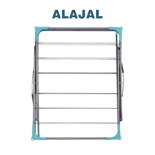 AL AJAL 3 Tier Clothes Airer Clothes Drying Rack Drying Indoor and Outdoor Laundry Rack with Non-Slip Feet Flat Foldable Space - Image 3