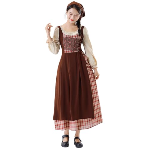 Robes de cosplay de fille pastorale pour anniversaires et fêtes d'Halloween