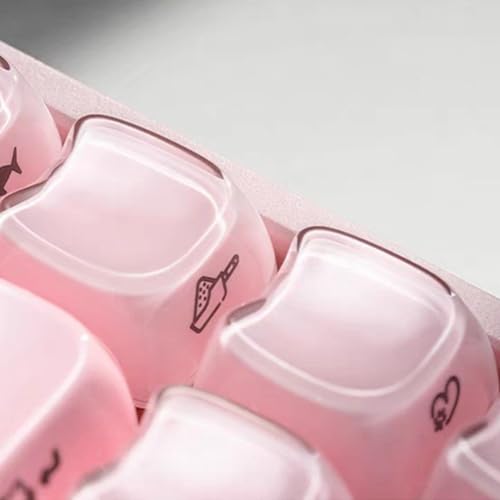 Touches de clavier chat rose : résout les lettres effacées sur MX - 3