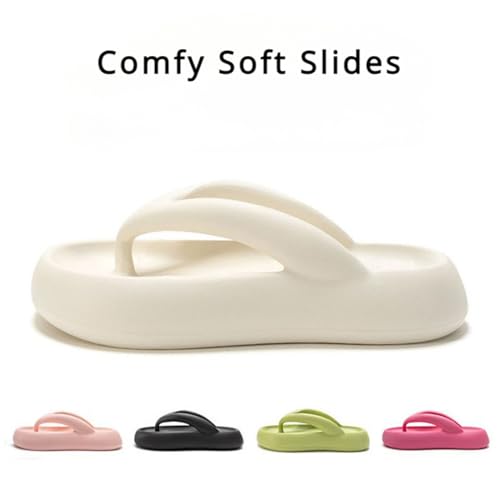Pillow Slippers for Women Men Slide Sandals Flip Flops Cloud Slides Cushioned Thick Sole2