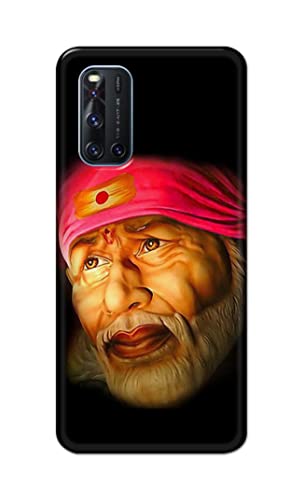 Image of PRINTFIDAA Sai Baba Lord Shiridi Great God Hinduism Religious Hard Back Cover for Vivo V19 Back Cover -(P6) KAT1002